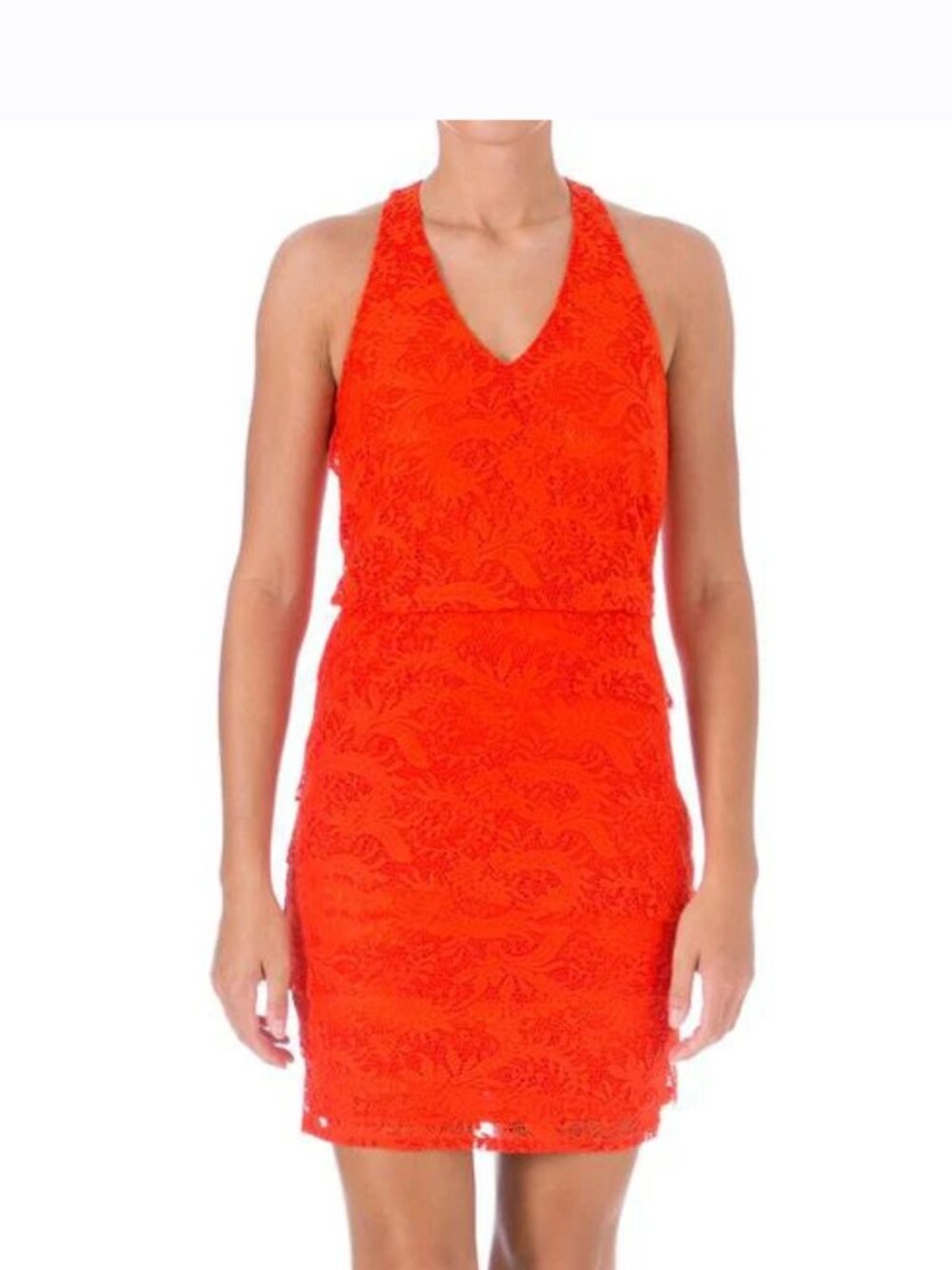 LAUNDRY BY SHELLI SEGAL LACE DRESS, SIZE 10-12 (M)